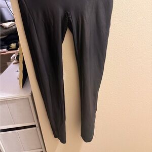 SPANX Black Leggings with wear
